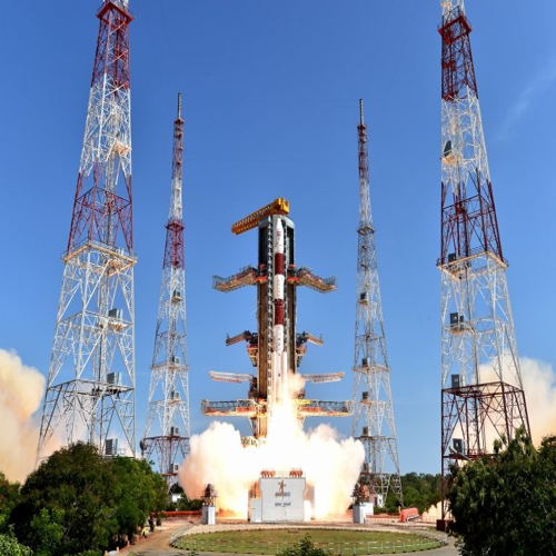 An inspiring image of ISRO scientists and engineers working on the Aditya-L1 mission, showcasing India&rsquo;s dedication to advancing space technology and scientific research. prompt